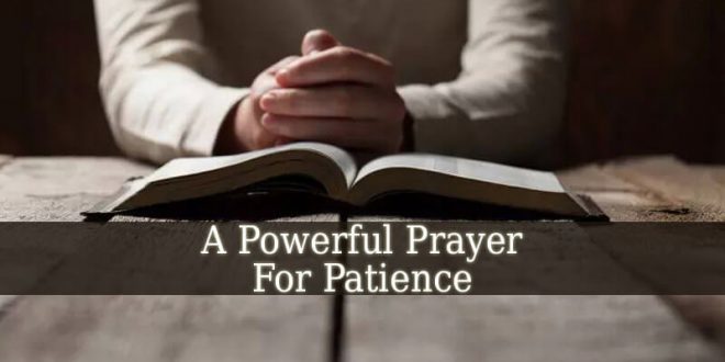 Prayer For Patience